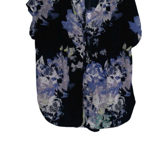 Ava & Viv Tunic Top Blouse Semi Sheer Multicolor Size 1X - Picture 3 of 7